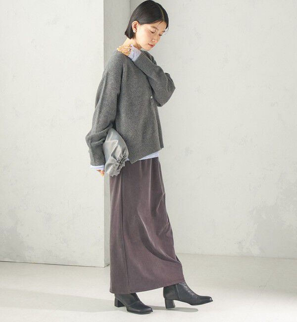 SHIPS for women「《一部予約》〈手洗い可能〉ウール カシミヤ 2WAY ヘンリーネック プルオーバー」|ニット・セーター|
