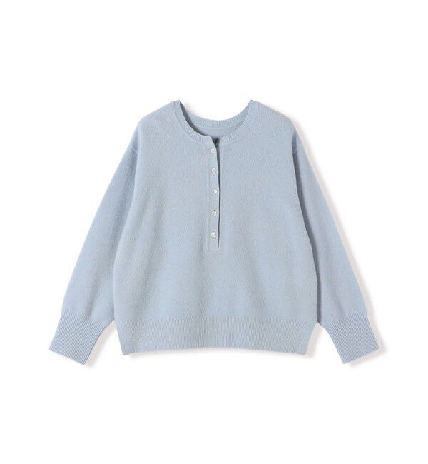 SHIPS for women「《一部予約》〈手洗い可能〉ウール カシミヤ 2WAY ヘンリーネック プルオーバー」|ニット・セーター|