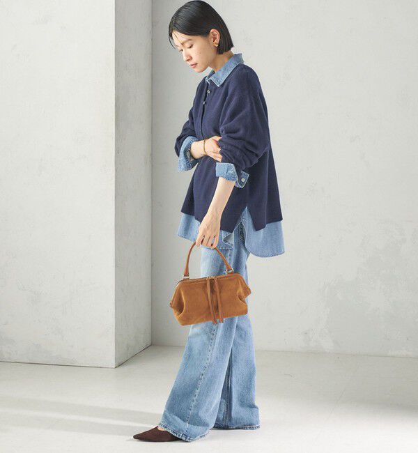 SHIPS for women「《一部予約》〈手洗い可能〉ウール カシミヤ 2WAY ヘンリーネック プルオーバー」|ニット・セーター|