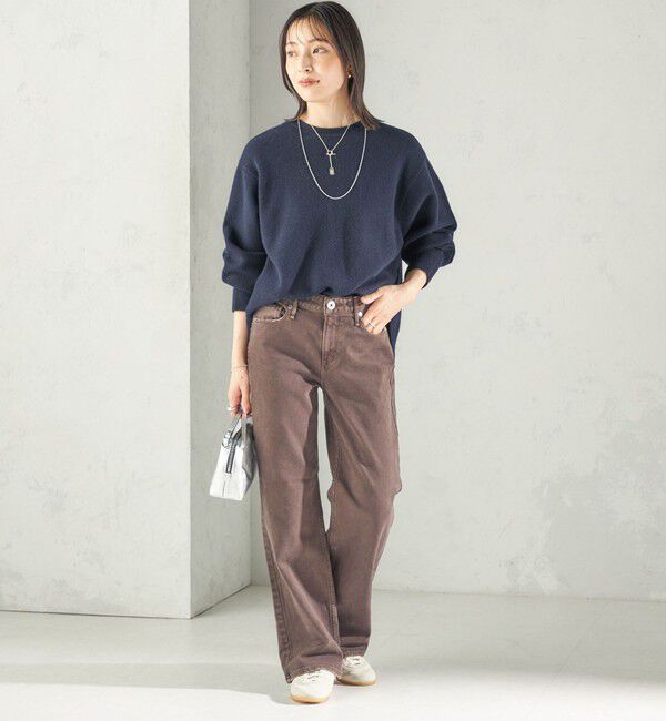 SHIPS for women「《一部予約》〈手洗い可能〉ウール カシミヤ 2WAY ヘンリーネック プルオーバー」|ニット・セーター|