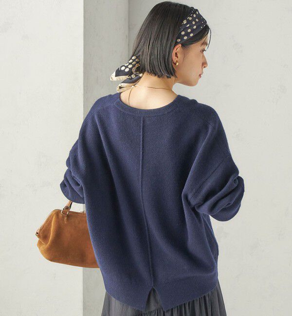 SHIPS for women「〈手洗い可能〉ウール カシミヤ V ネック プルオーバー」|ニット・セーター|