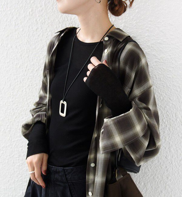 SHIPS for women「〈手洗い可能〉カシミヤ混 シアー テレコ プルオーバー」|Tシャツ・カットソー|