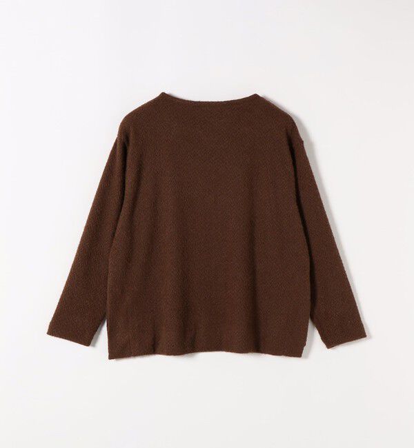 quaranciel「〈洗濯機可能〉シャギー カット ボートネック ルーズ プルオーバー」|Tシャツ・カットソー|