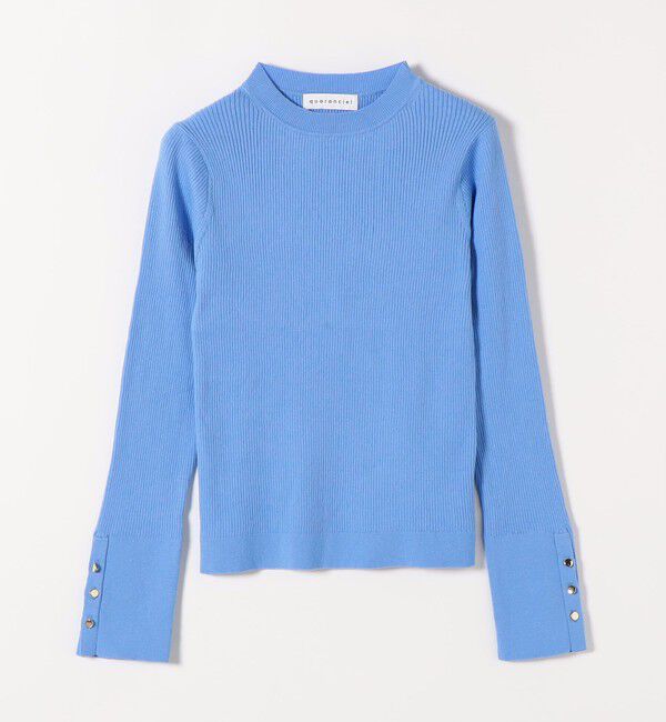 quaranciel「《一部追加予約》〈手洗い可能〉カシミヤ ミックス ハイゲージ クルーネック リブ ニット」|ニット・セーター|