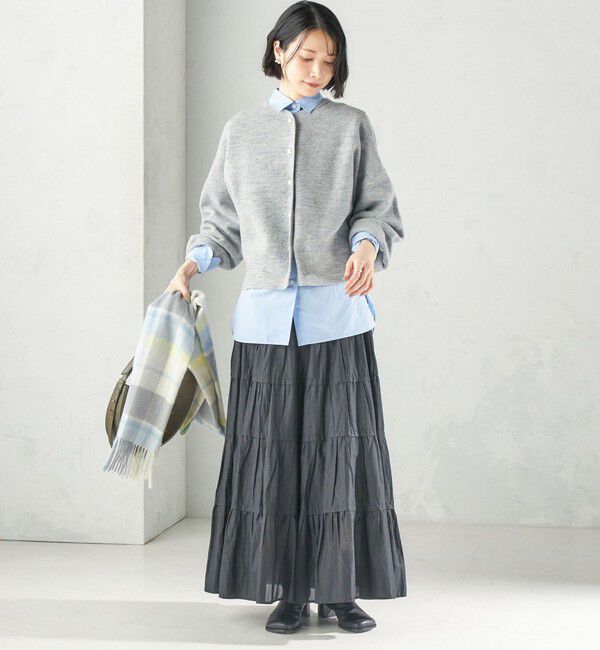 SHIPS for women「《一部追加予約》強縮 ウール パールモチーフ ニット ジャケット」|カーディガン|
