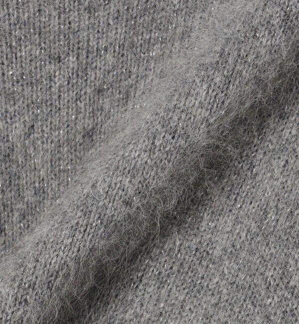 SHIPS for women「《予約》〈手洗い可能〉フォックス ラメ ハイネック ニット」|ニット・セーター|