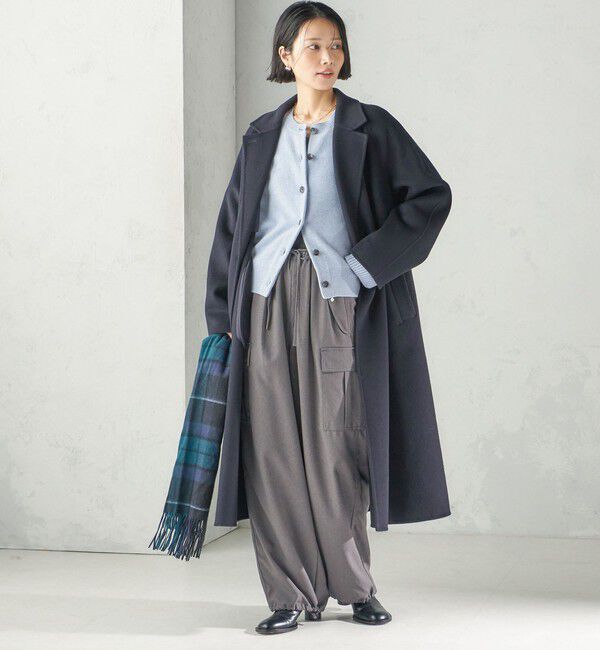 SHIPS for women「《予約》Super 160's ウール リバー ロング コート」|その他|