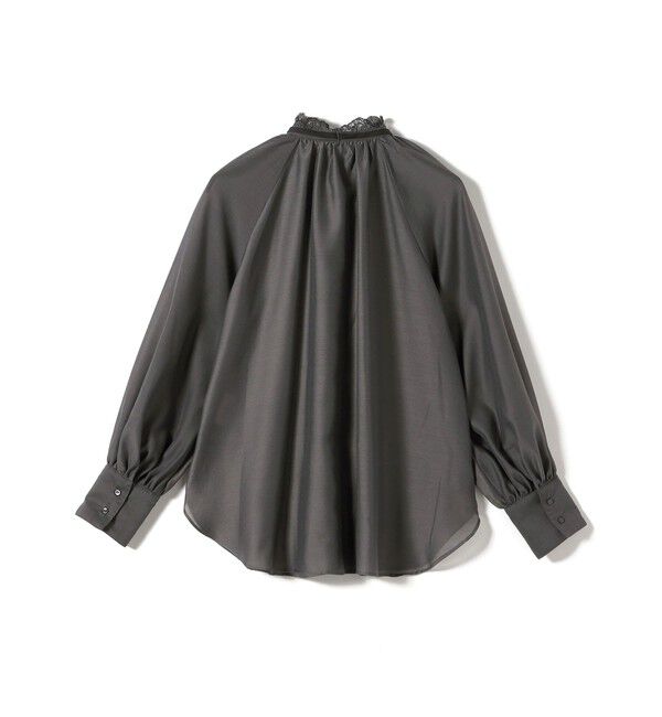 SHIPS for women「【SHIPS別注】troisiemeCHACO:〈手洗い可能〉レース リボン ブラウス（セレモニー対応可）」|シャツ・ブラウス|