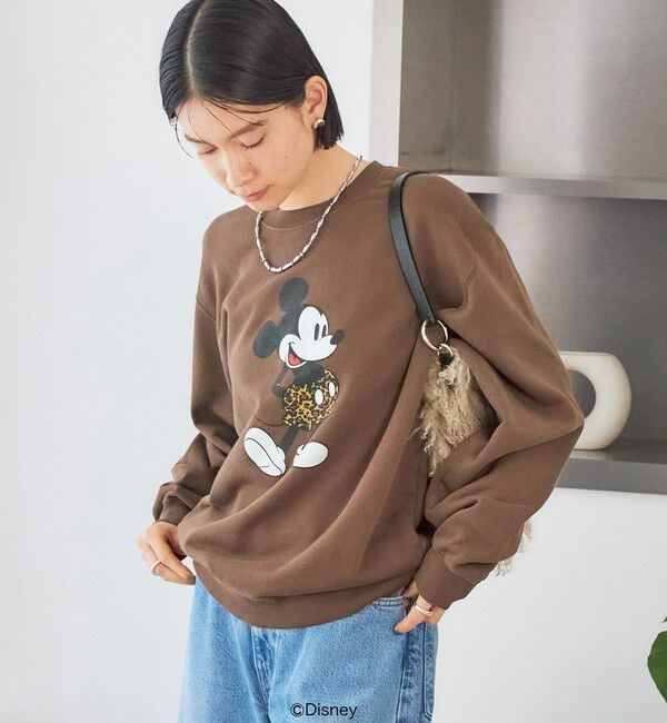 SHIPS for women「【SHIPS別注】GOOD ROCK SPEED:〈洗濯機可能〉MICKEY / SWEAT」|スウェット・ジャージ|