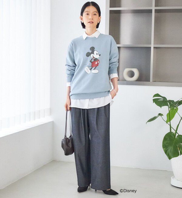 SHIPS for women「【SHIPS別注】GOOD ROCK SPEED:〈洗濯機可能〉MICKEY / SWEAT」|スウェット・ジャージ|
