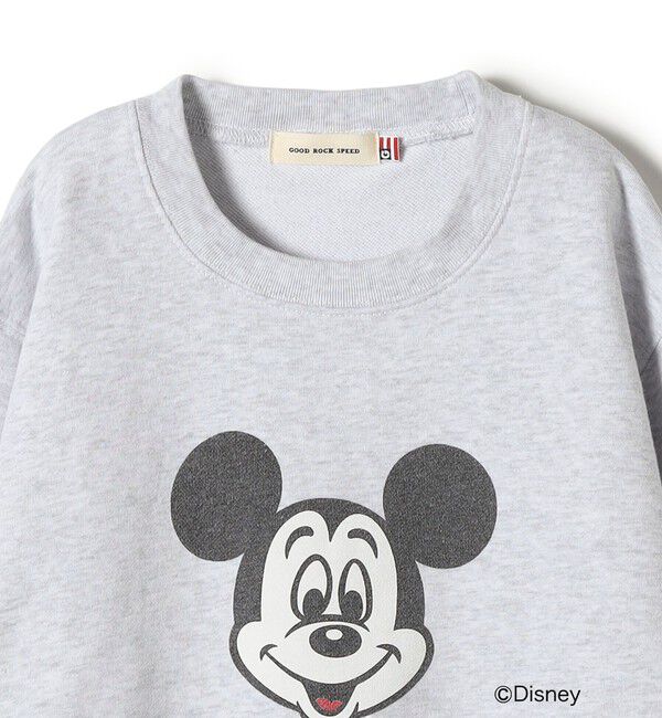 SHIPS for women「【SHIPS別注】GOOD ROCK SPEED:〈洗濯機可能〉MICKEY / LOGO SWEAT」|スウェット・ジャージ|