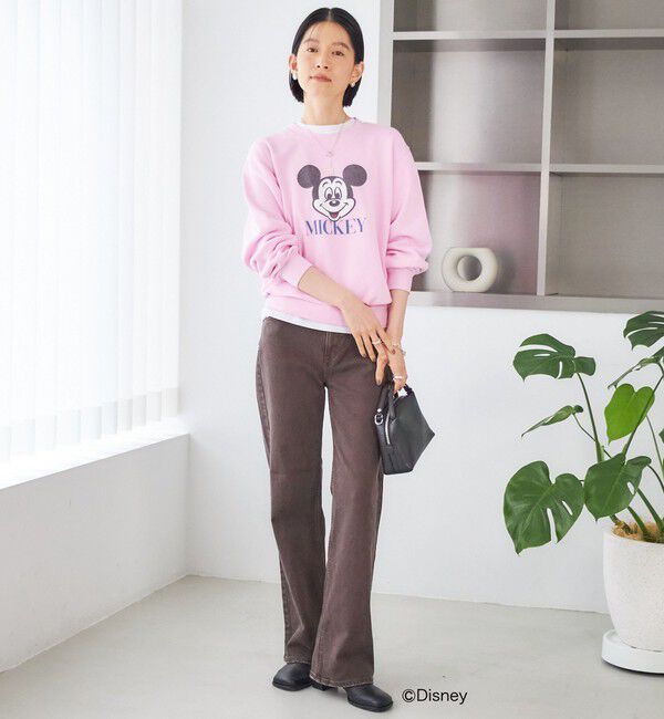 SHIPS for women「【SHIPS別注】GOOD ROCK SPEED:〈洗濯機可能〉MICKEY / LOGO SWEAT」|スウェット・ジャージ|