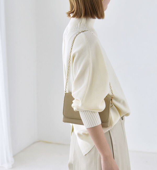 quaranciel「〈洗濯機可能〉タートルネック ラグラン ロングリブ ニット プルオーバー 26AW」|ニット・セーター|
