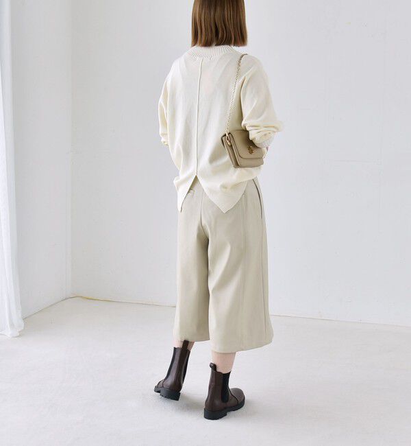 quaranciel「〈洗濯機可能〉シームデザイン セミワイド ハーフ パンツ」|その他|