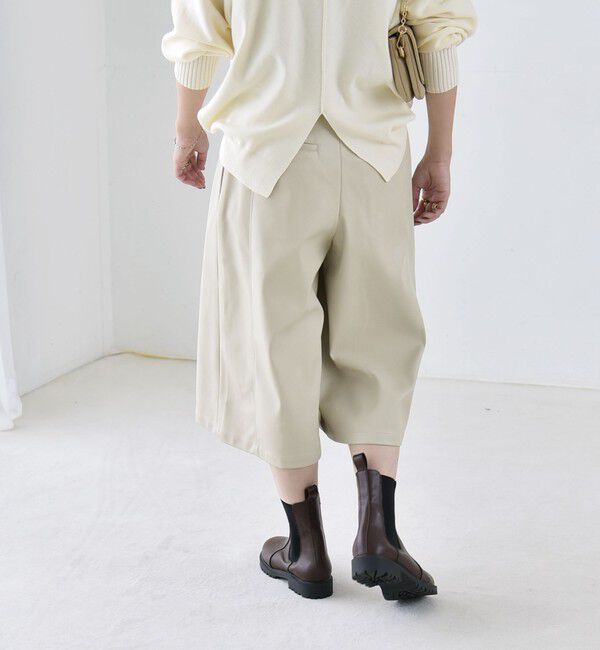 quaranciel「〈洗濯機可能〉シームデザイン セミワイド ハーフ パンツ」|その他|