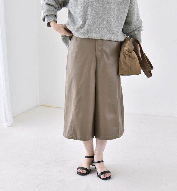 quaranciel「〈洗濯機可能〉シームデザイン セミワイド ハーフ パンツ」|その他|