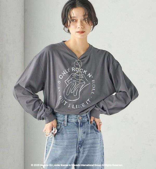 SHIPS for women「【SHIPS別注】GOOD ROCK SPEED: MUSIC LONG T-SH」|Tシャツ・カットソー|