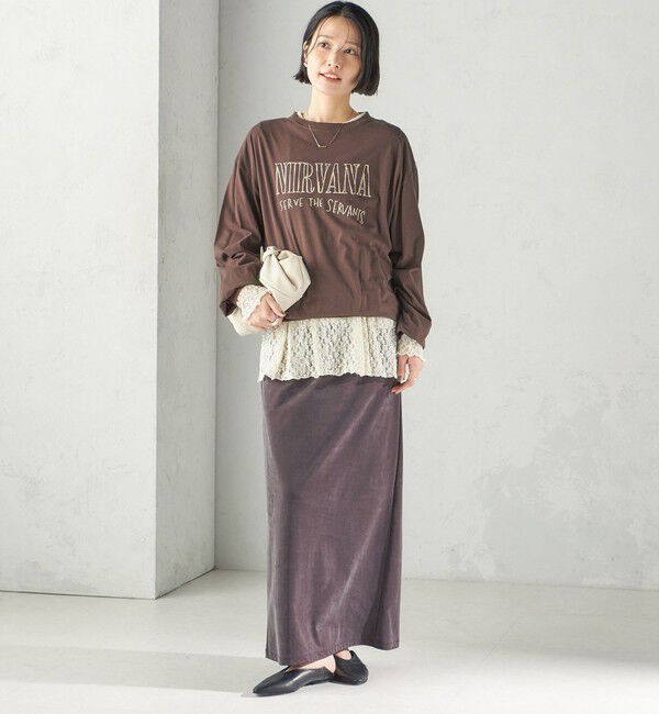 SHIPS for women「【SHIPS別注】GOOD ROCK SPEED: MUSIC LONG T-SH」|Tシャツ・カットソー|