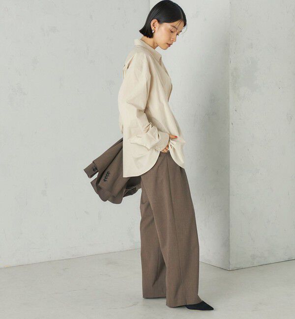SHIPS for women「Wai＋:〈洗濯機可能〉スキッパー シャツ」|シャツ・ブラウス|