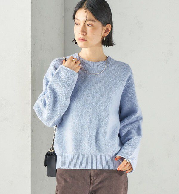 SHIPS for women「《予約》Super 180's 5ゲージ クルーネック ニット」|ニット・セーター|