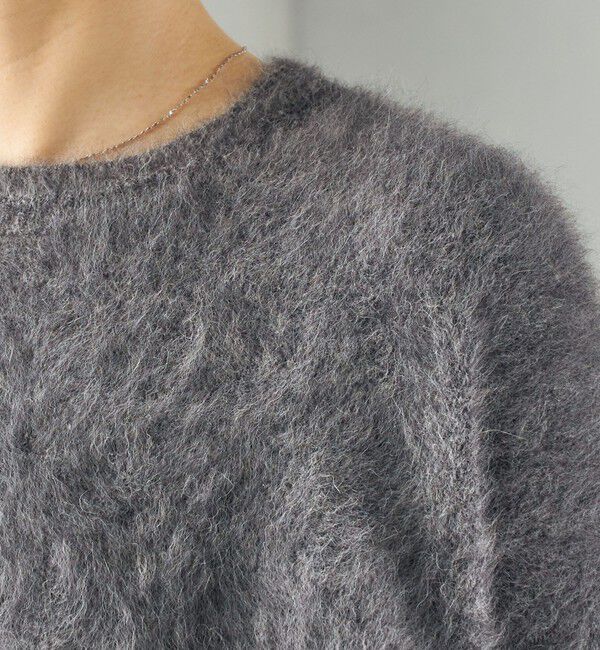 SHIPS for women「《予約》杢 フォックス カシミヤ クルーネック プルオーバー 26AW」|ニット・セーター|