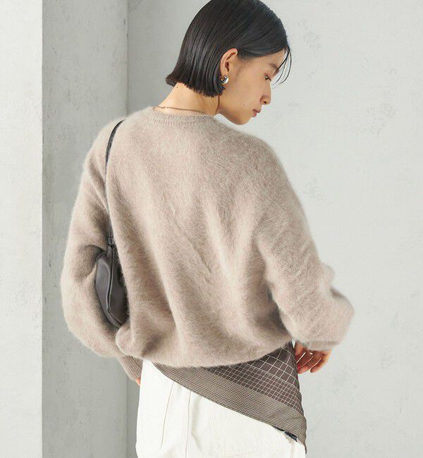 SHIPS for women「《予約》杢 フォックス カシミヤ クルーネック プルオーバー 26AW」|ニット・セーター|