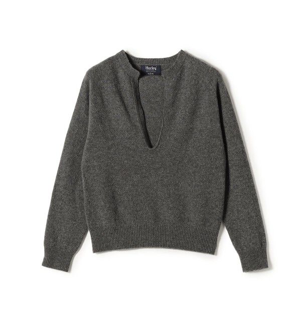 SHIPS for women「《予約》【SHIPS別注】YLEVE&times;Harley of Scotland: ディープ Vネック ニット プルオーバー」|ニット・セーター|