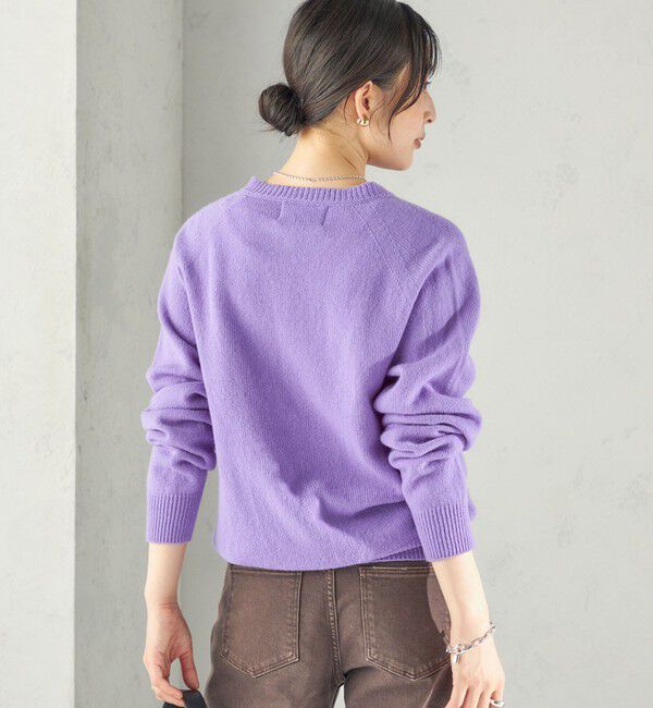SHIPS for women「《予約》【SHIPS別注】YLEVE&times;Harley of Scotland: ディープ Vネック ニット プルオーバー」|ニット・セーター|