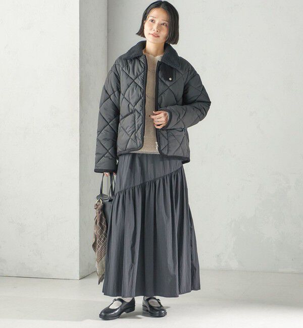SHIPS for women「《予約》【SHIPS別注】LAVENHAM:〈洗濯機可能〉ZIPPED CRRAYDON」|ダウン|