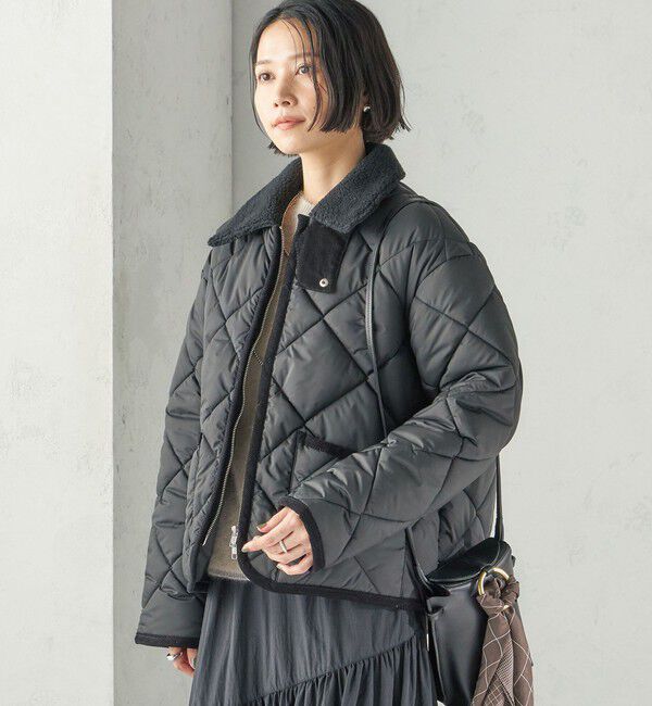 SHIPS for women「《予約》【SHIPS別注】LAVENHAM:〈洗濯機可能〉ZIPPED CRRAYDON」|ダウン|