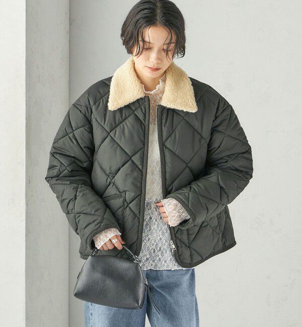 SHIPS for women「《予約》【SHIPS別注】LAVENHAM:〈洗濯機可能〉ZIPPED CRRAYDON」|ダウン|