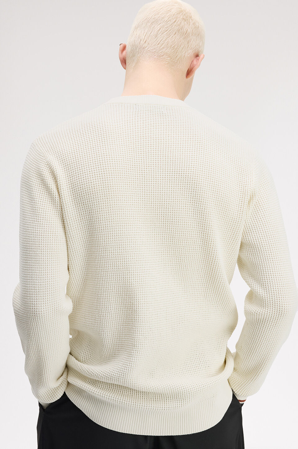  「FRED PERRY／Waffle Stitch Jumper／ワッフルステッチニット」|ニット・セーター|