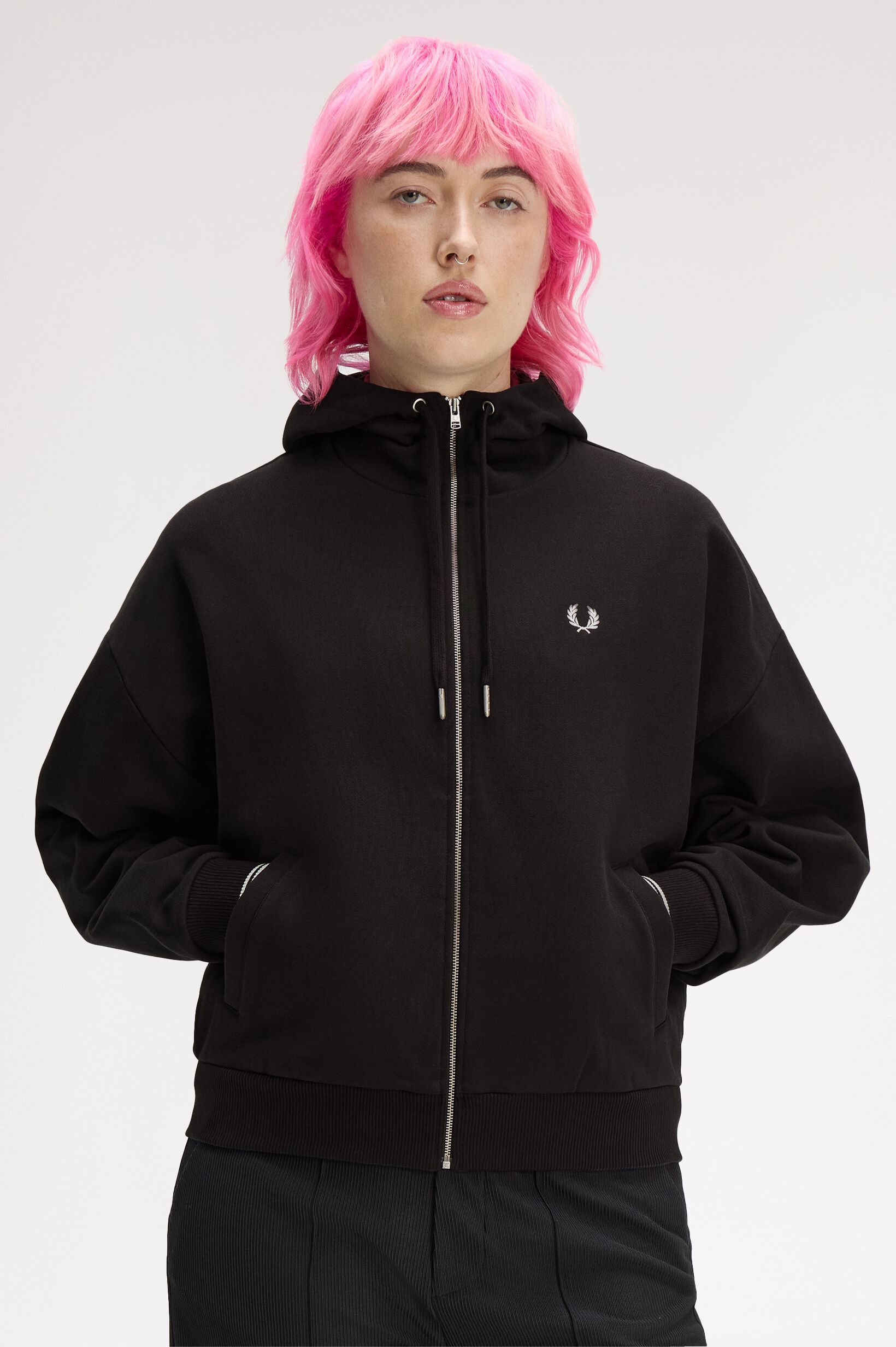 FRED PERRY 「FRED PERRY／Tipped Hooded Sweatshirt／ティップラインフードスウェットシャツ」|パーカー|