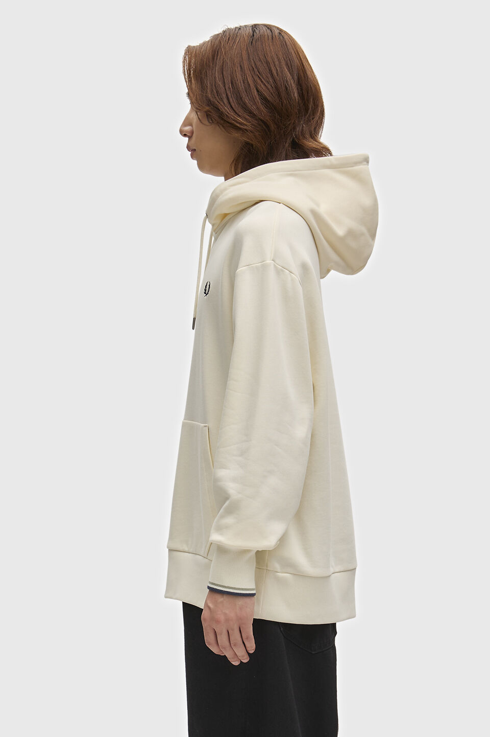 FRED PERRY 「FRED PERRY／Tipped Hooded Sweatshirt／ワンポイントロゴ刺繍 フードスウェット」|スウェット・ジャージ|