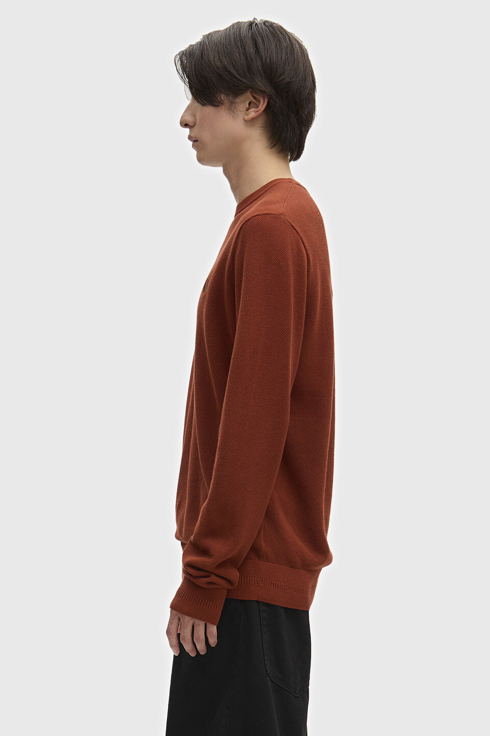 FRED PERRY 「FRED PERRY／Pique Stitch Jumper／ワンポイントロゴ ピケステッチニット」|Tシャツ・カットソー|