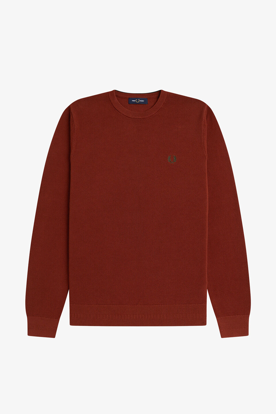 FRED PERRY 「FRED PERRY／Pique Stitch Jumper／ワンポイントロゴ ピケステッチニット」|Tシャツ・カットソー|