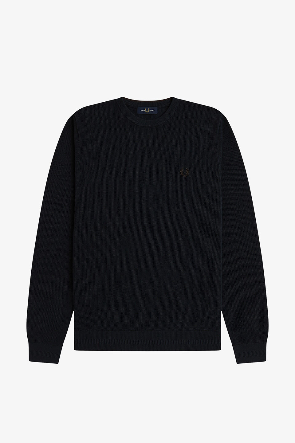 FRED PERRY 「FRED PERRY／Pique Stitch Jumper／ワンポイントロゴ ピケステッチニット」|Tシャツ・カットソー|