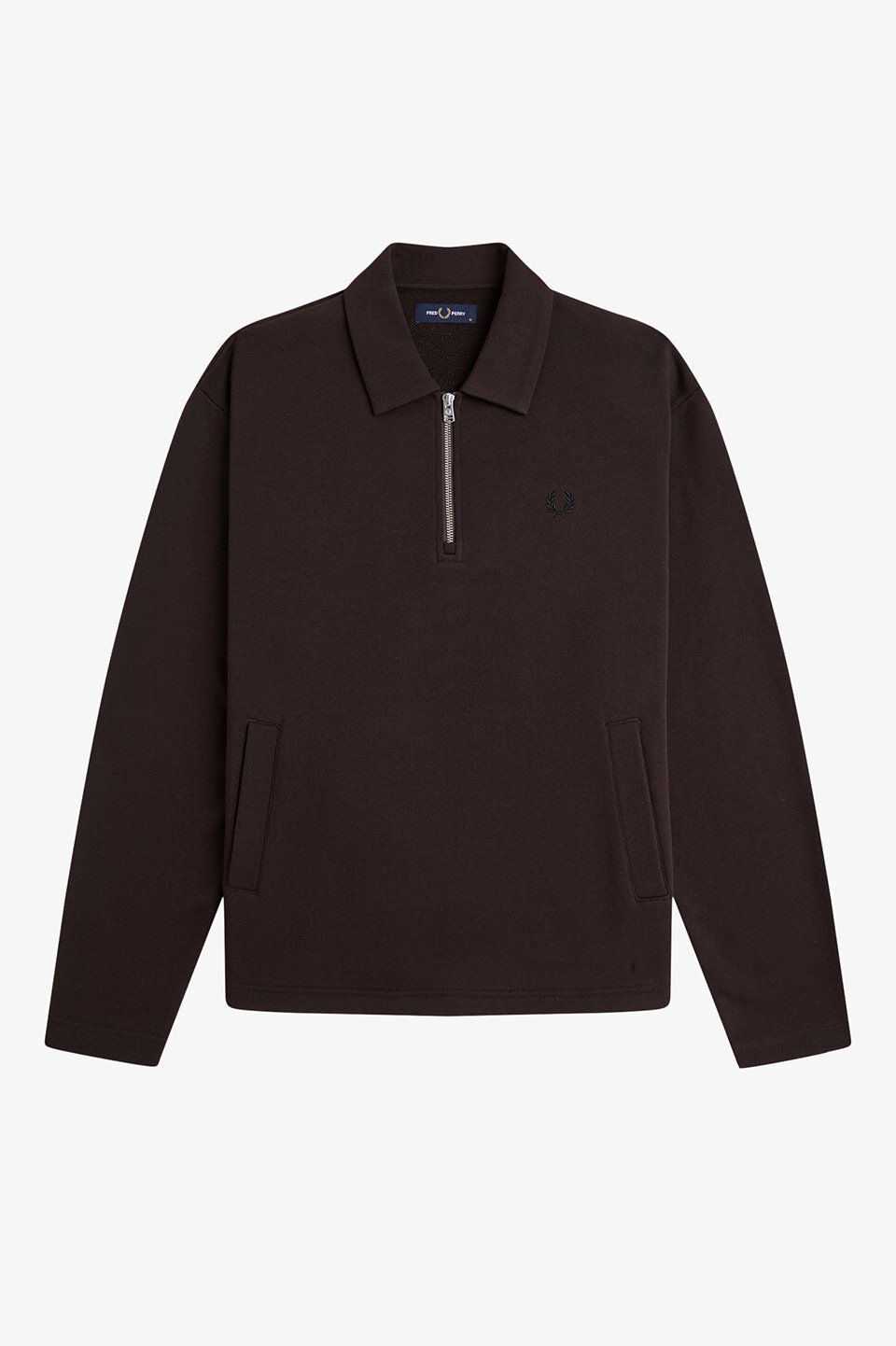 FRED PERRY 「FRED PERRY／Half-Zip Smock Sweatshirt／ハーフジップスモックポロスウェット」|ポロシャツ|