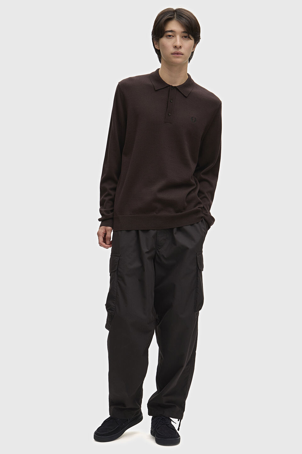 FRED PERRY 「FRED PERRY／CLASSIC KNITTED SHIRT／長袖ニットポロシャツ」|ポロシャツ|