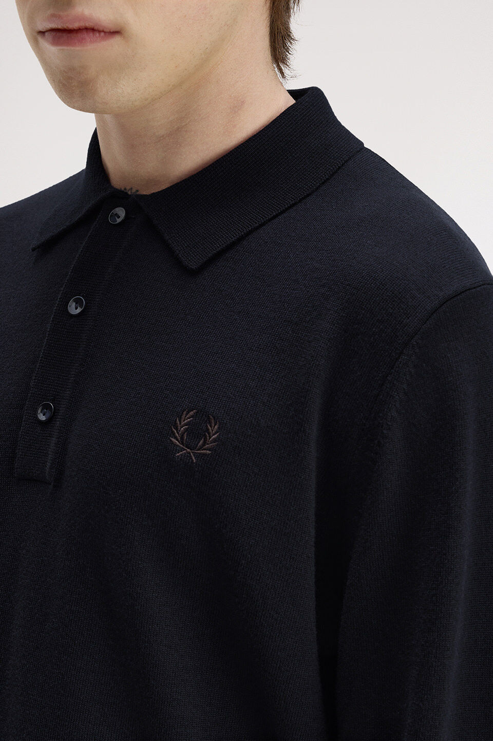 FRED PERRY 「FRED PERRY／CLASSIC KNITTED SHIRT／長袖ニットポロシャツ」|ポロシャツ|