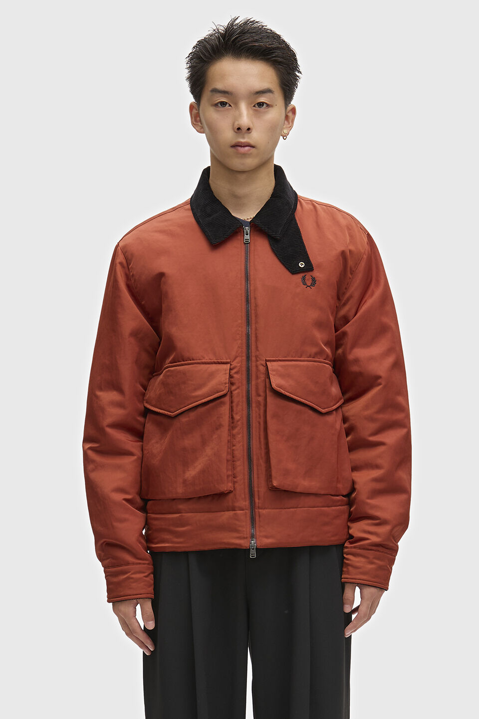 FRED PERRY 「FRED PERRY／NYLON CABAN JACKET／ナイロンカバンジャケット」|ブルゾン・スタジャン|