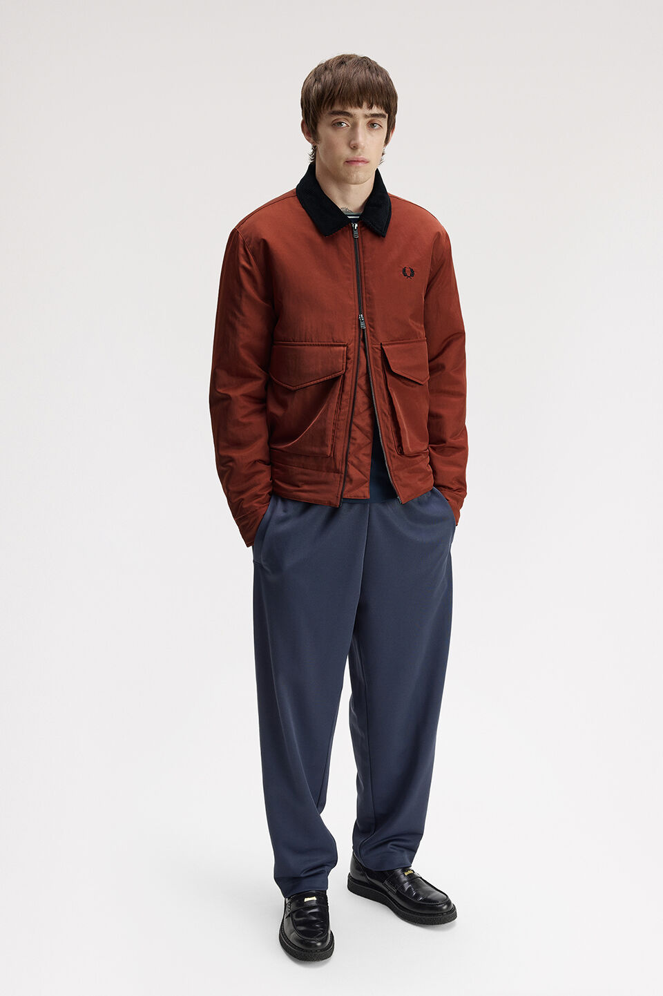 FRED PERRY 「FRED PERRY／NYLON CABAN JACKET／ナイロンカバンジャケット」|ブルゾン・スタジャン|
