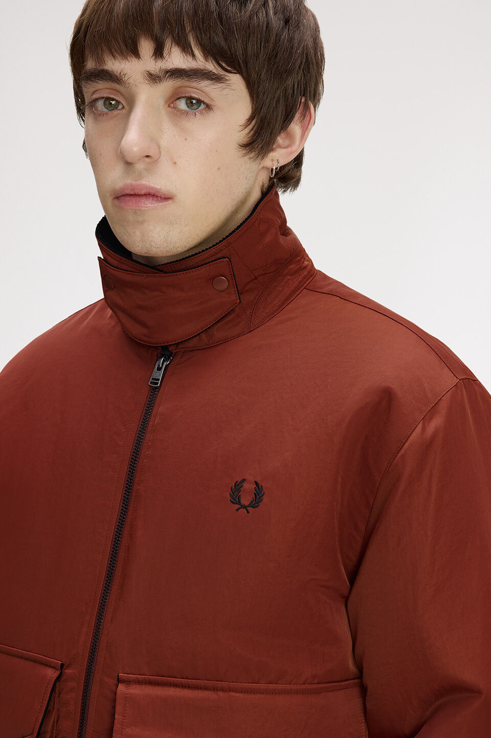 FRED PERRY 「FRED PERRY／NYLON CABAN JACKET／ナイロンカバンジャケット」|ブルゾン・スタジャン|