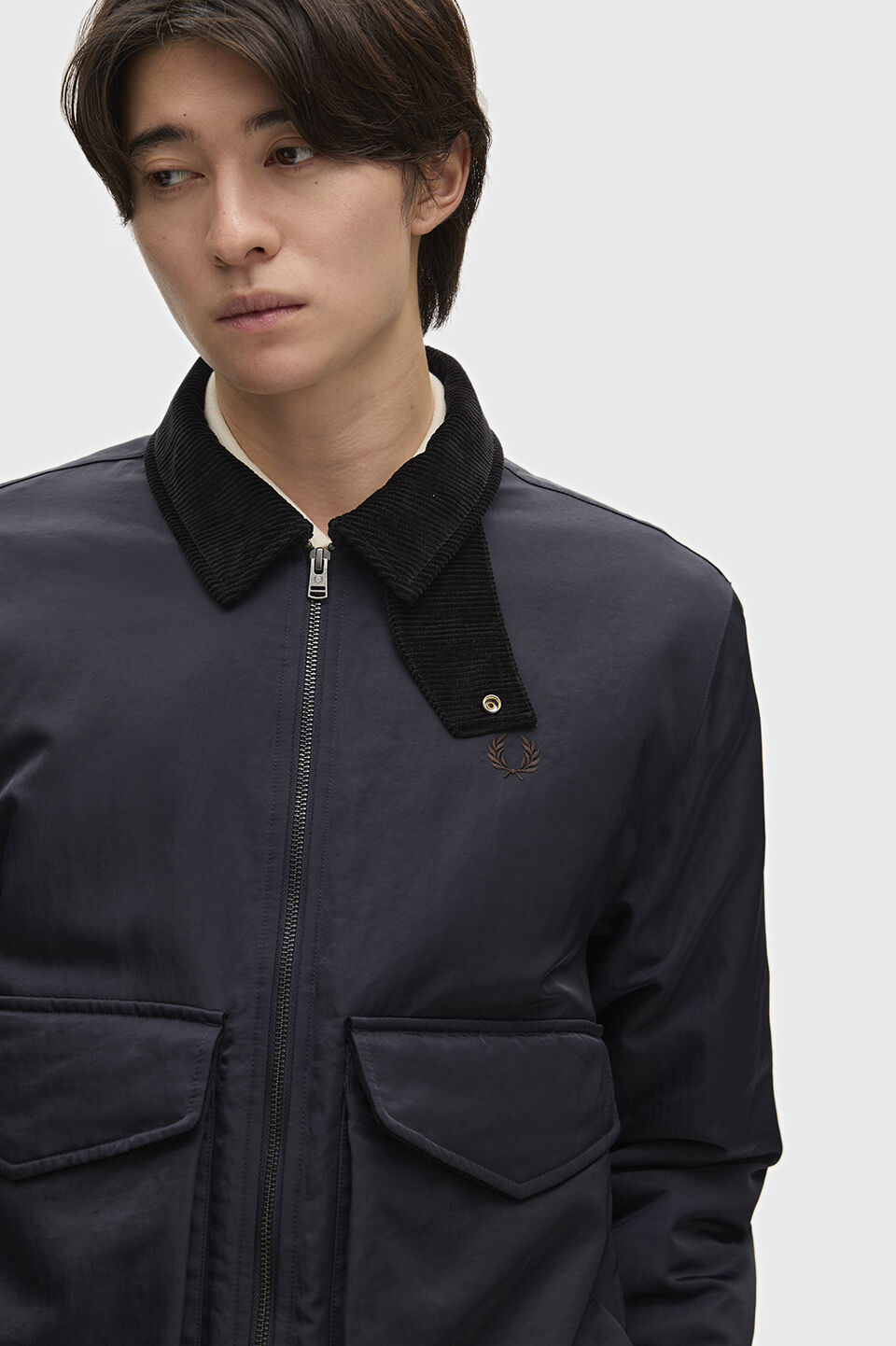 FRED PERRY 「FRED PERRY／NYLON CABAN JACKET／ナイロンカバンジャケット」|ブルゾン・スタジャン|