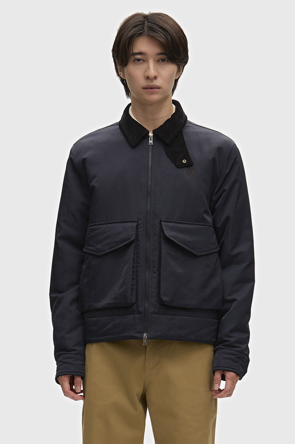 FRED PERRY 「FRED PERRY／NYLON CABAN JACKET／ナイロンカバンジャケット」|ブルゾン・スタジャン|