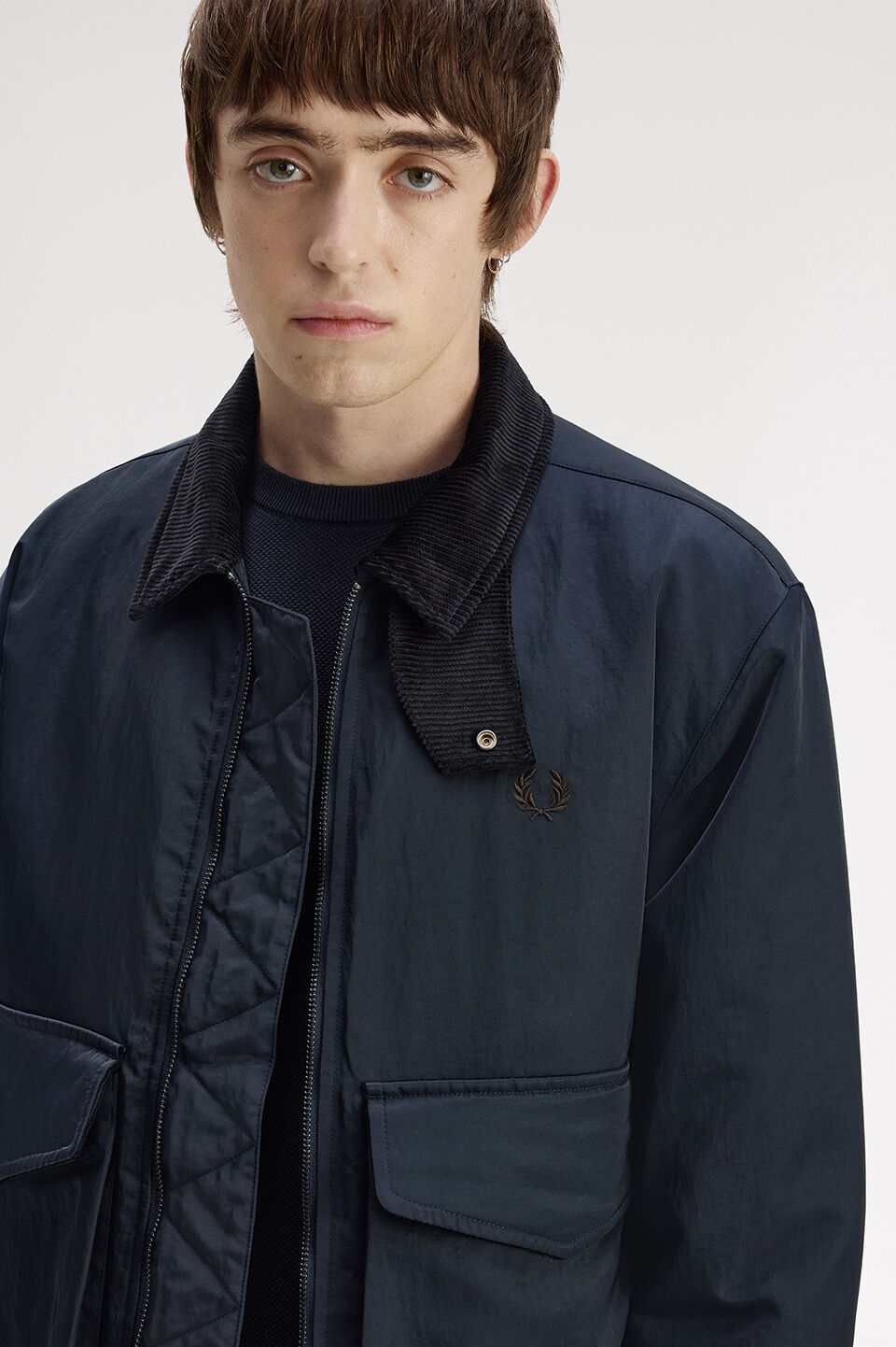 FRED PERRY 「FRED PERRY／NYLON CABAN JACKET／ナイロンカバンジャケット」|ブルゾン・スタジャン|