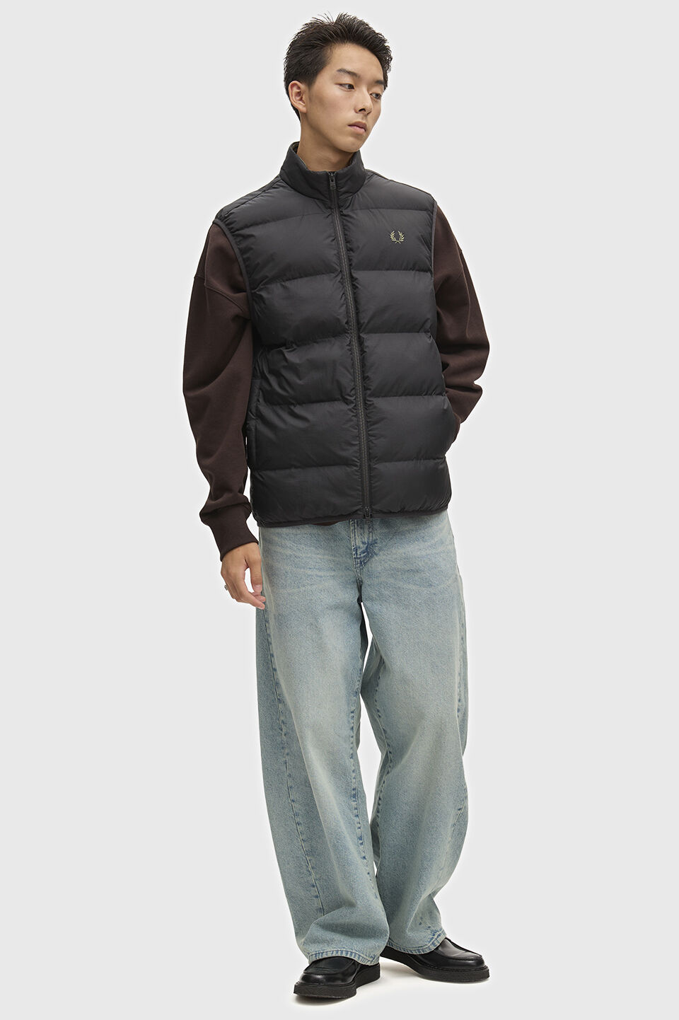FRED PERRY 「FRED PERRY／Insulated Gilet／ワンポイントロゴ インサレート 中綿ベスト」|ダウンベスト・ベスト|