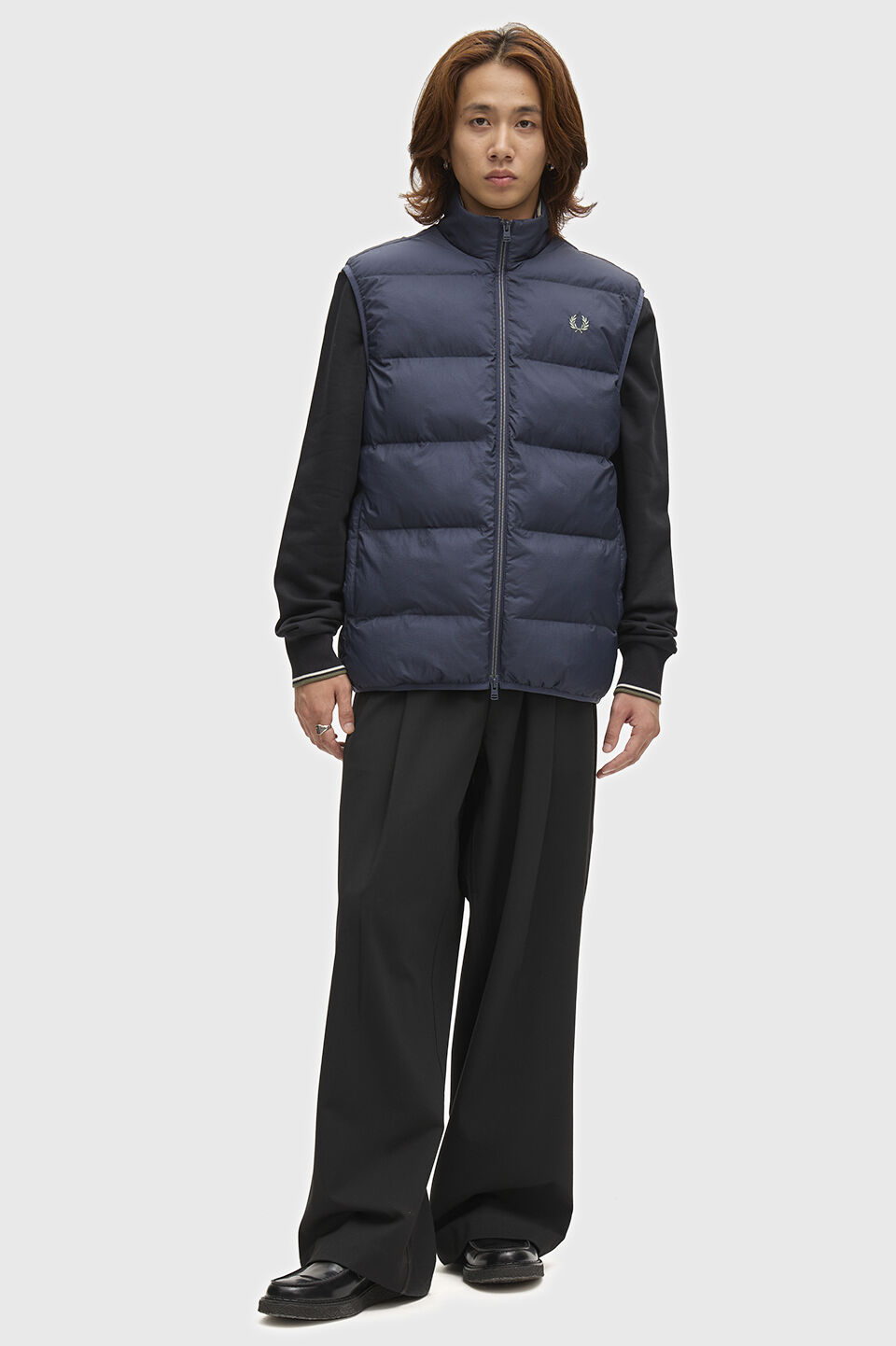 FRED PERRY 「FRED PERRY／Insulated Gilet／ワンポイントロゴ インサレート 中綿ベスト」|ダウンベスト・ベスト|