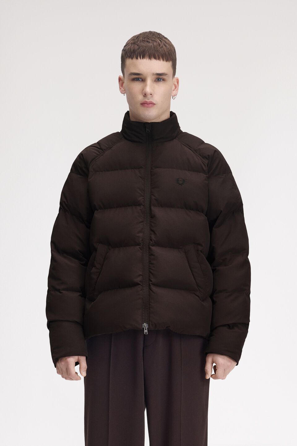 FRED PERRY 「FRED PERRY／Raglan Sleeve Padded Jacket／ワンポイントロゴ ラグランスリーブ中綿ジャケット」|その他|
