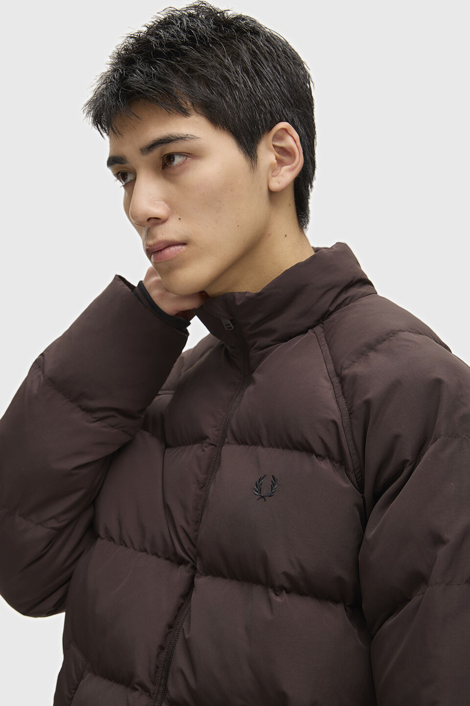 FRED PERRY 「FRED PERRY／Raglan Sleeve Padded Jacket／ワンポイントロゴ ラグランスリーブ中綿ジャケット」|その他|